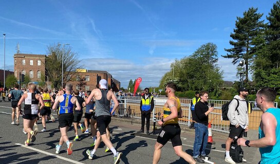 Manchester Marathon 2025 and the sleeping policeman