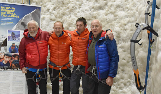 ClimbForCan Everest Ice Wall Challenge