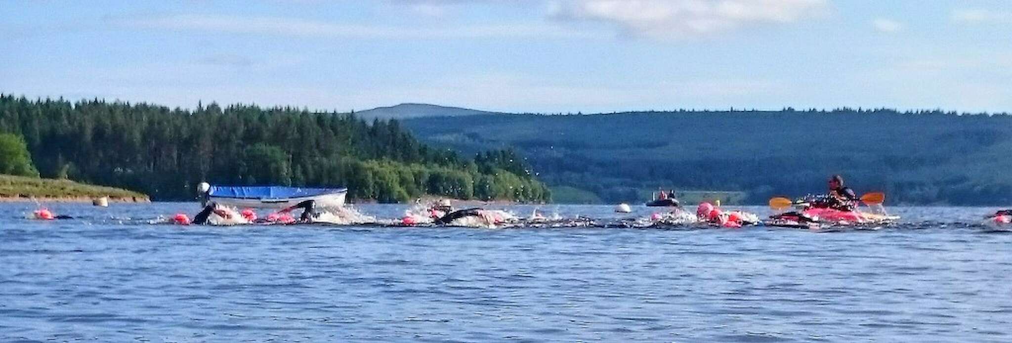 Kielder Water swim leg