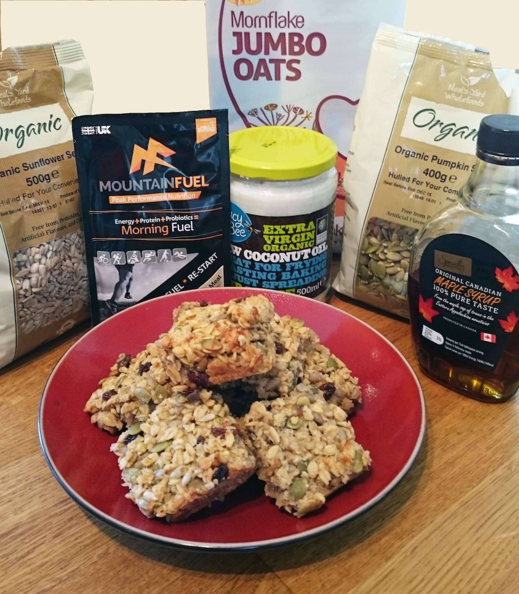 Morning Fuel Banana Flapjacks