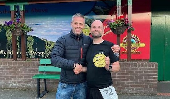 Adrian Martin and Andrew Nesbit complete the Cockbain Events National Three Peaks